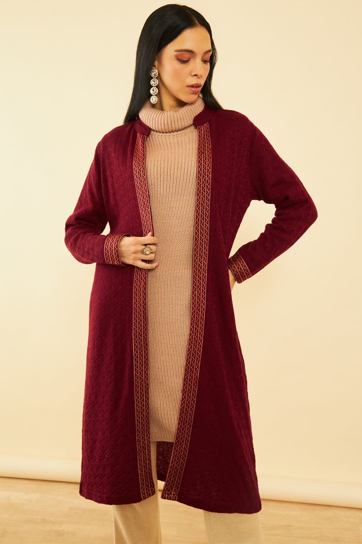 Long sweater shrug clearance