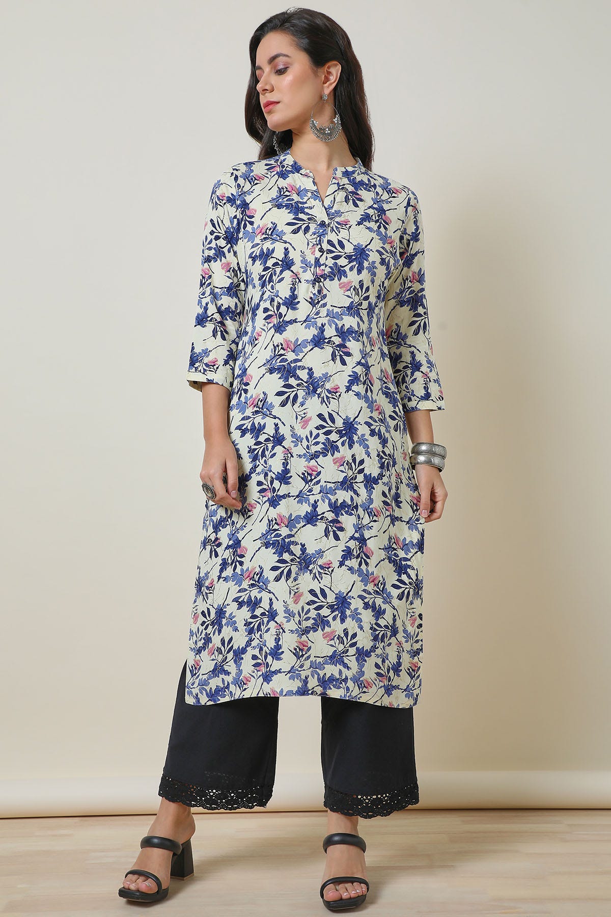 Soch women's straight cotton kurta on sale