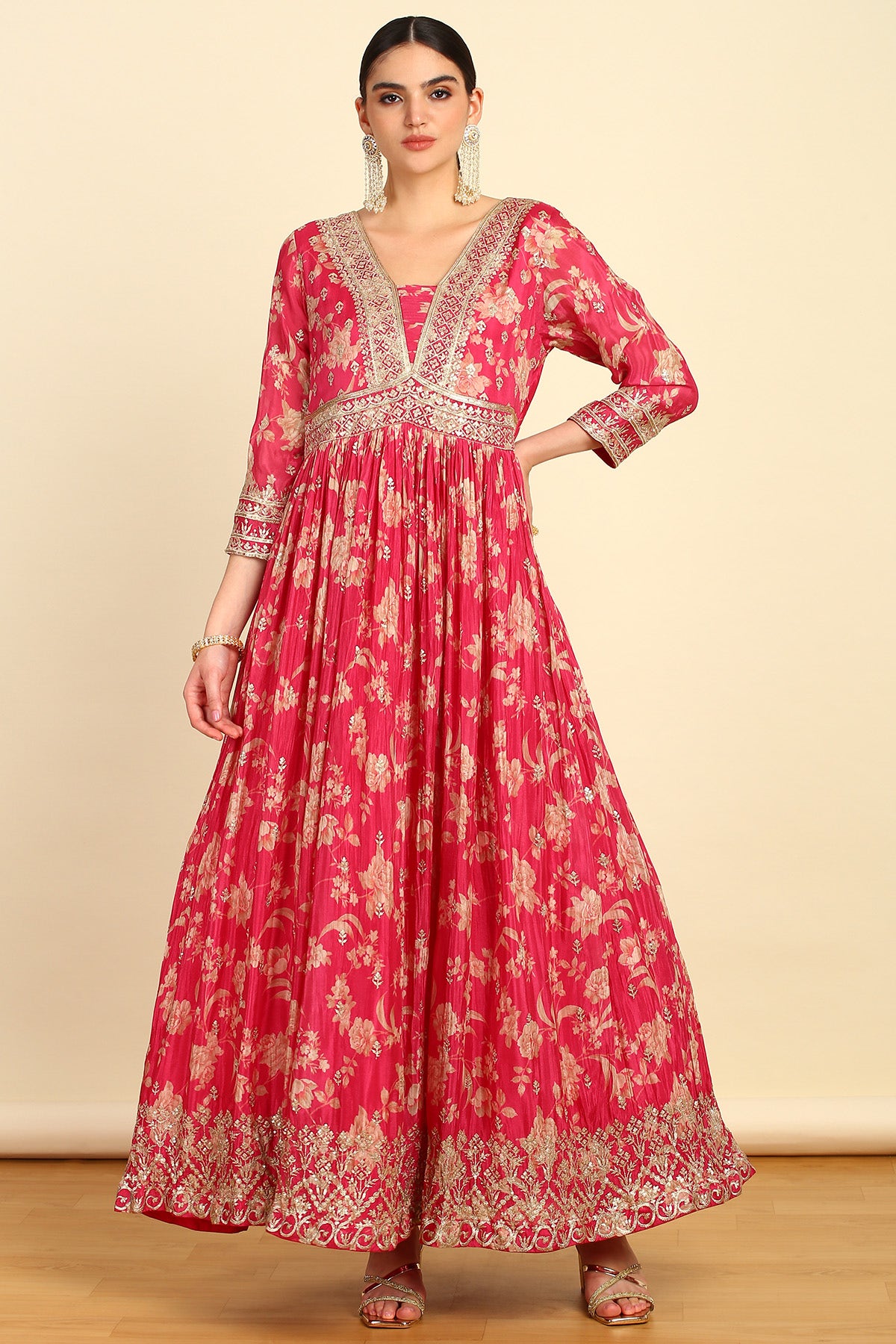 Pink ethnic gown shop