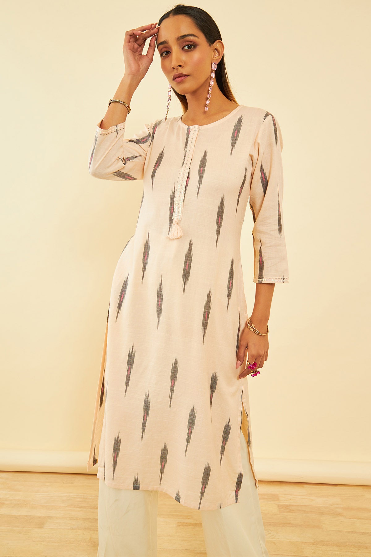 Soch women's straight cotton kurta online