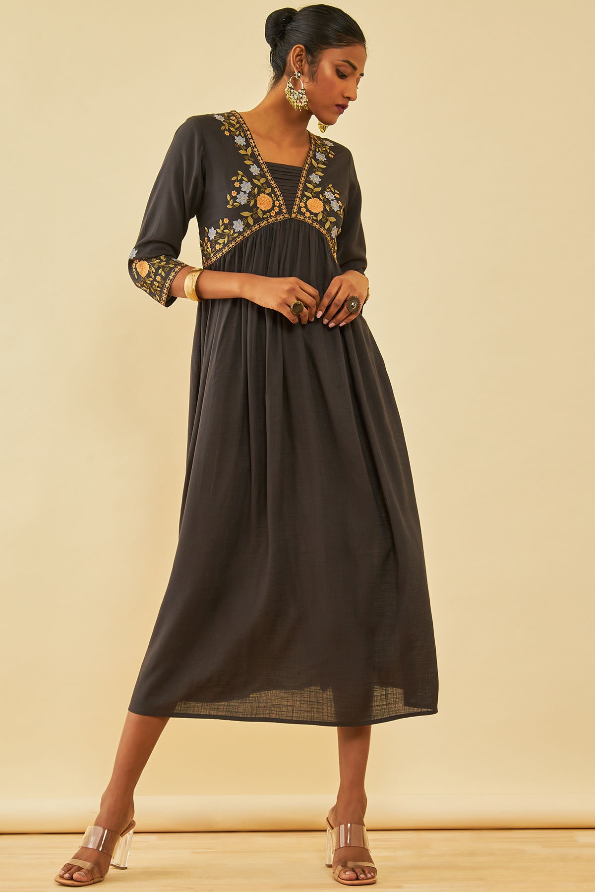 Black ethnic dress online store