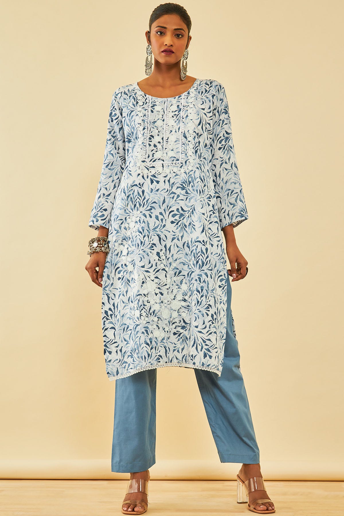 Soch cotton dress top material