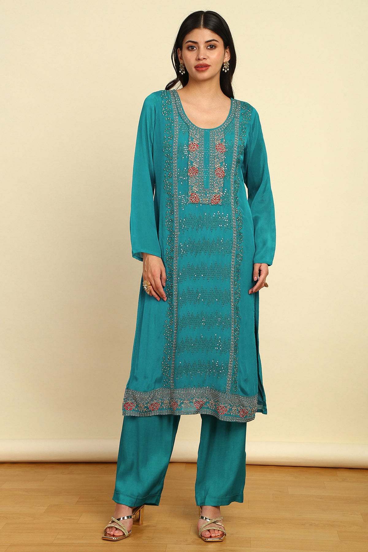 Crepe churidar material sales