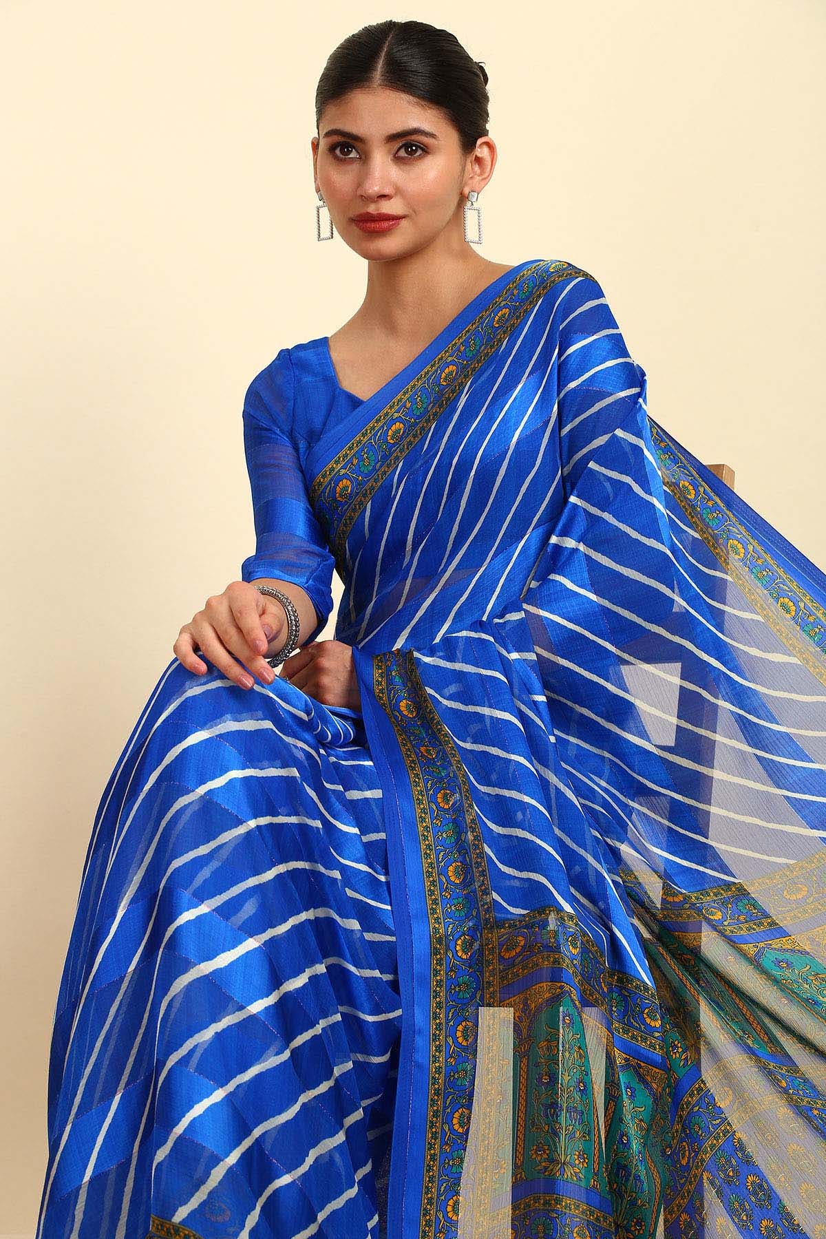 Leheriya chiffon fabric online store
