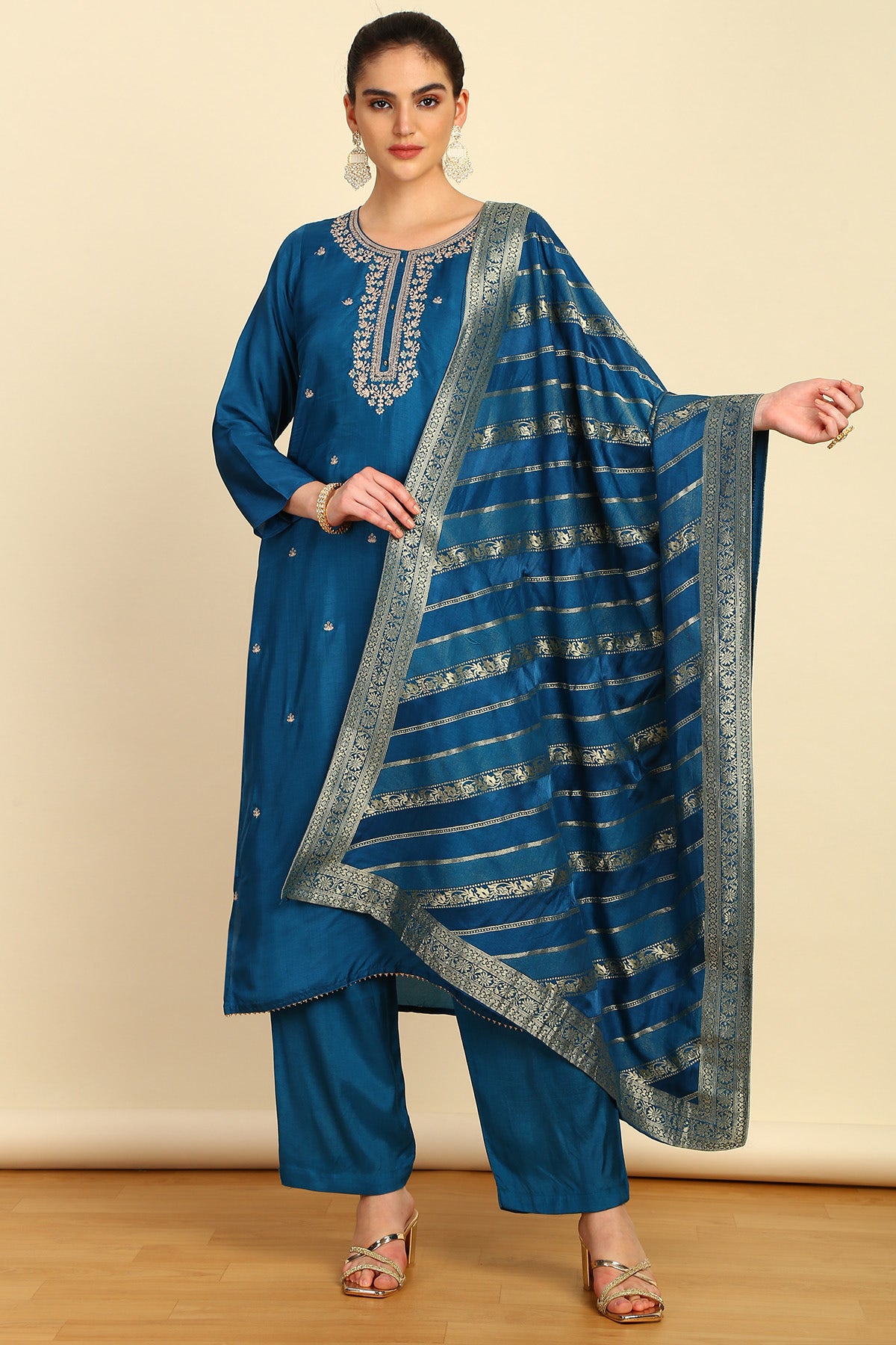 Buy silk dress material online hot sale