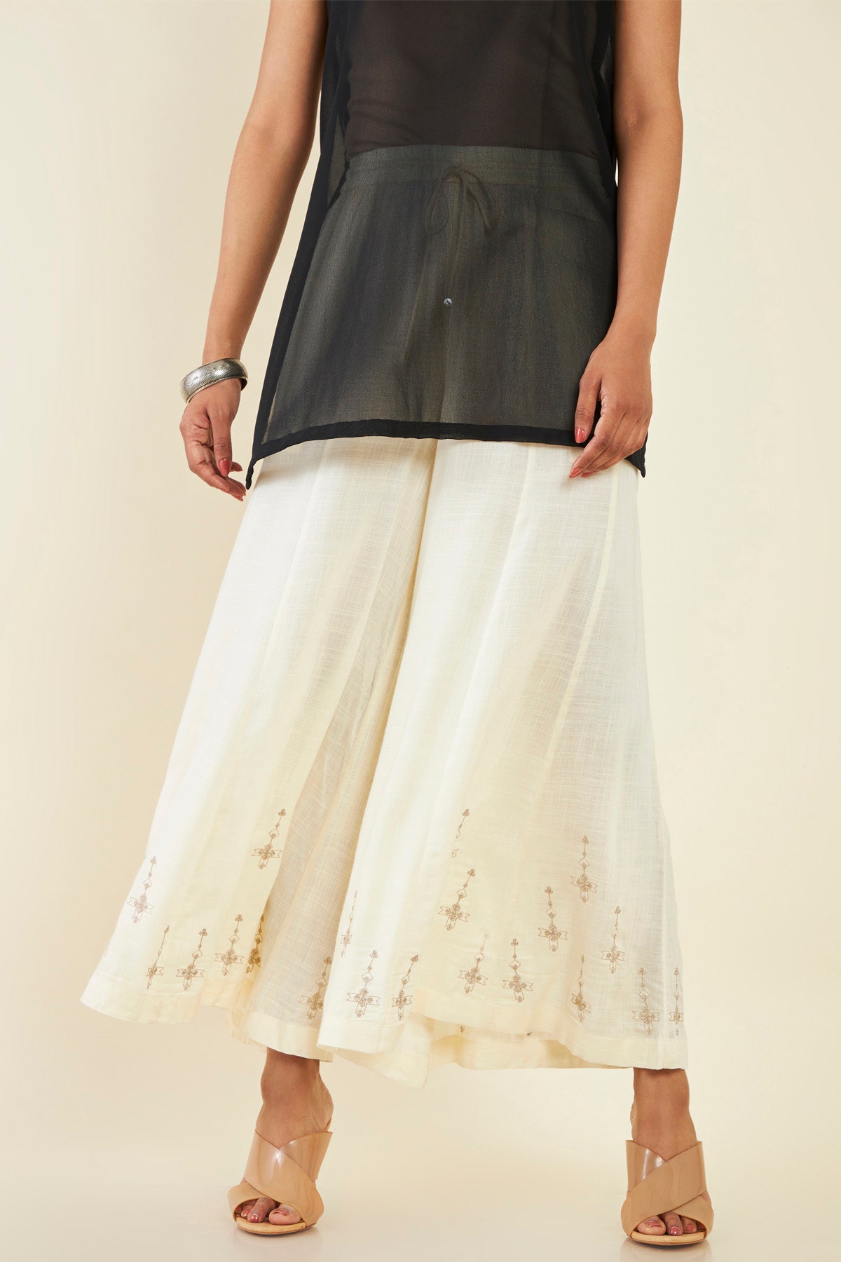 Wide Leg Suit Trousers - White – BOA