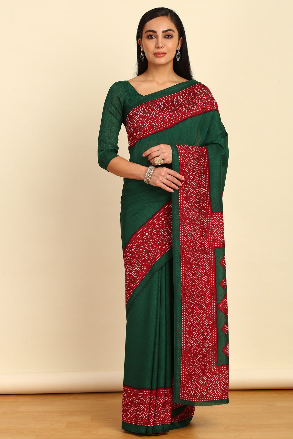 Badni print saree hot sale
