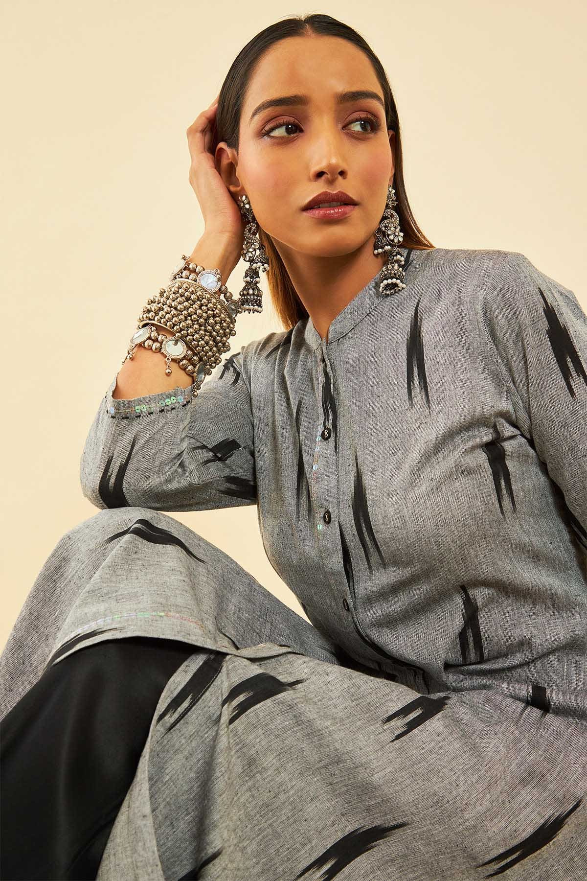 Soch women's straight cotton kurta top