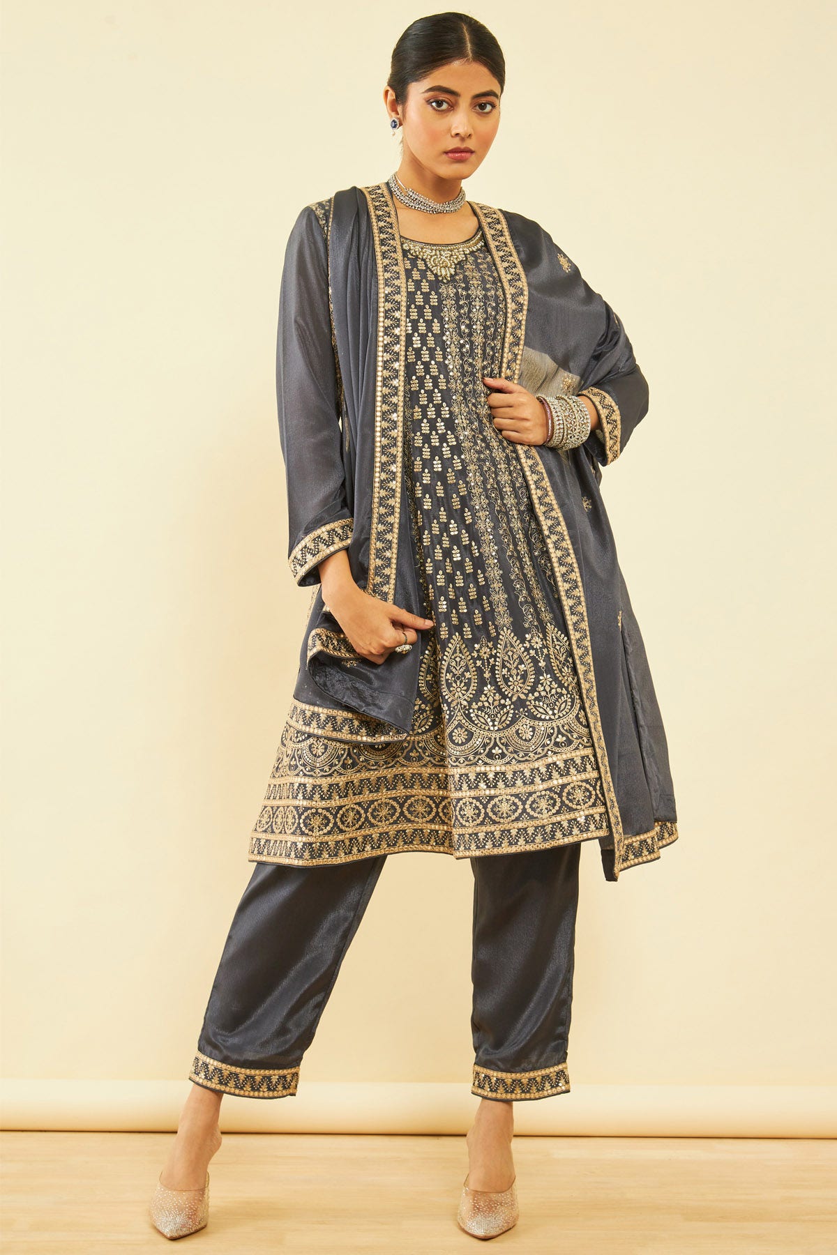 Shop Anarkali Suit Sets Dresses for Women Online in India
