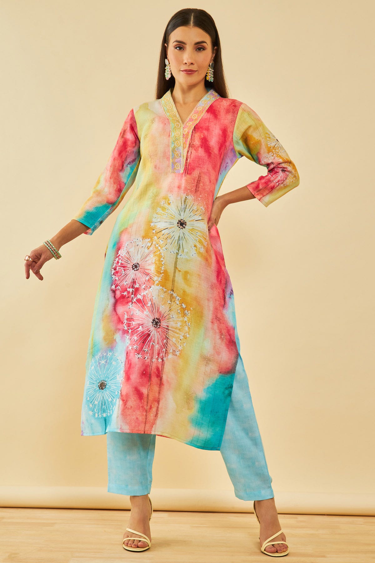 Churidar kurta top set online