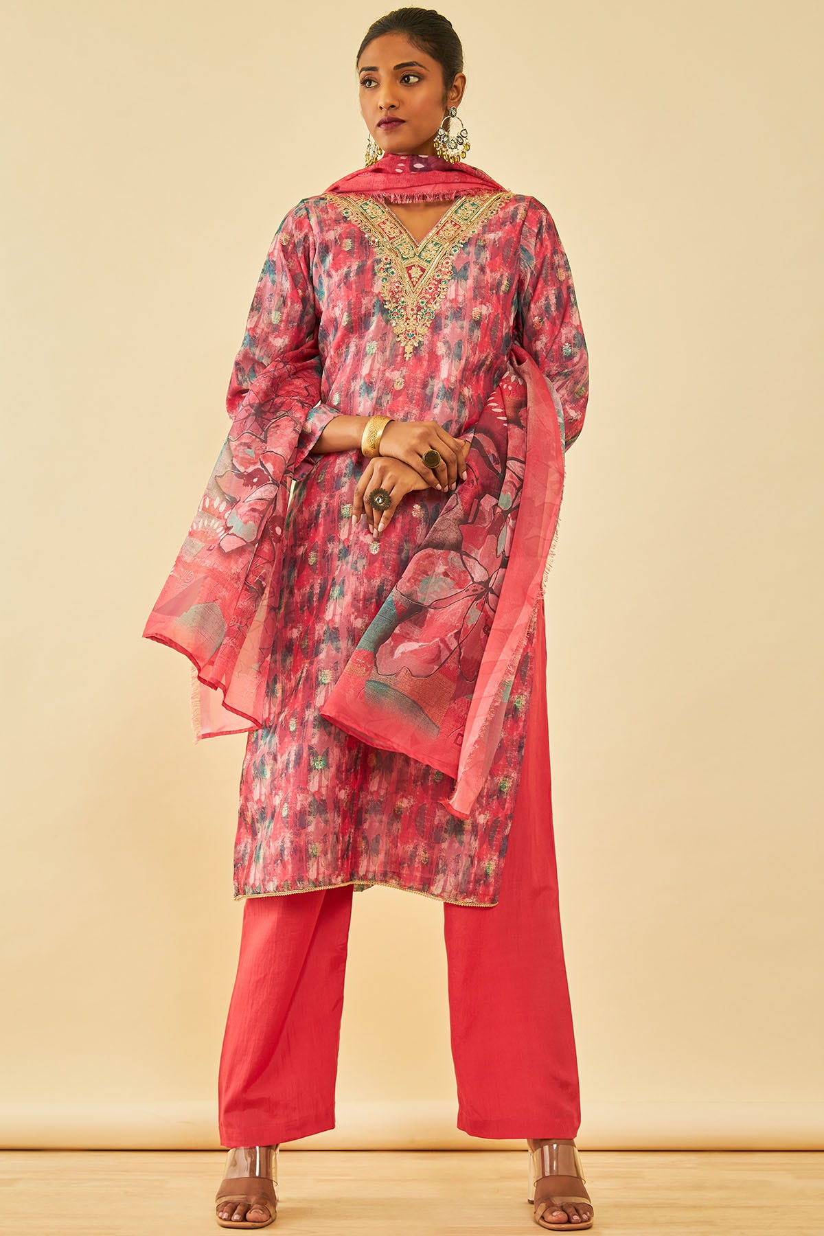 Buy Unstitched Dress Material for Women Online in India Soch