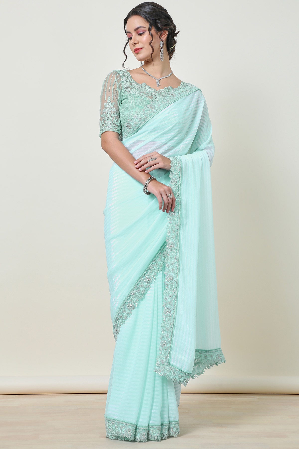 Discover the party wear saree collection from Soch Online