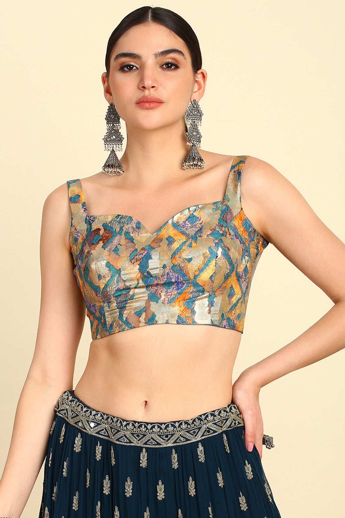 Sweetheart neck design top
