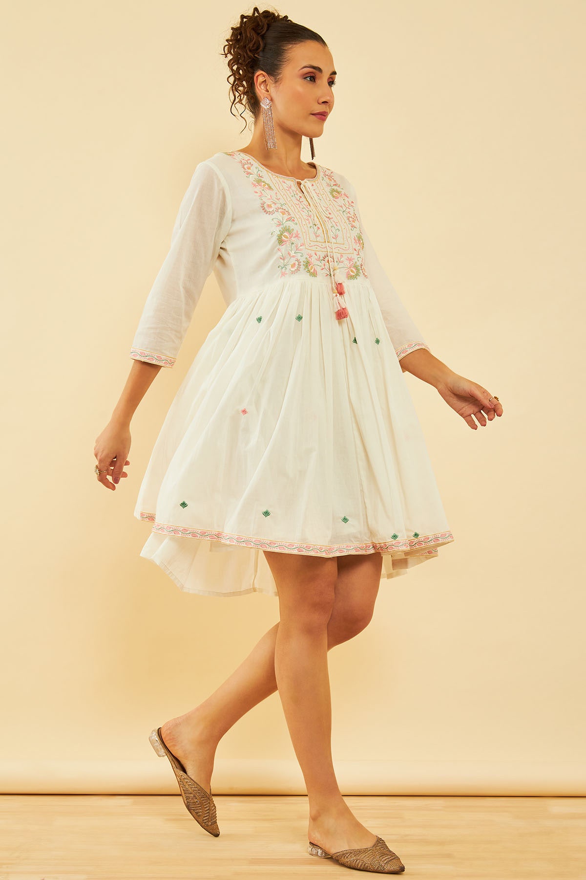 A line ethnic dress cheap