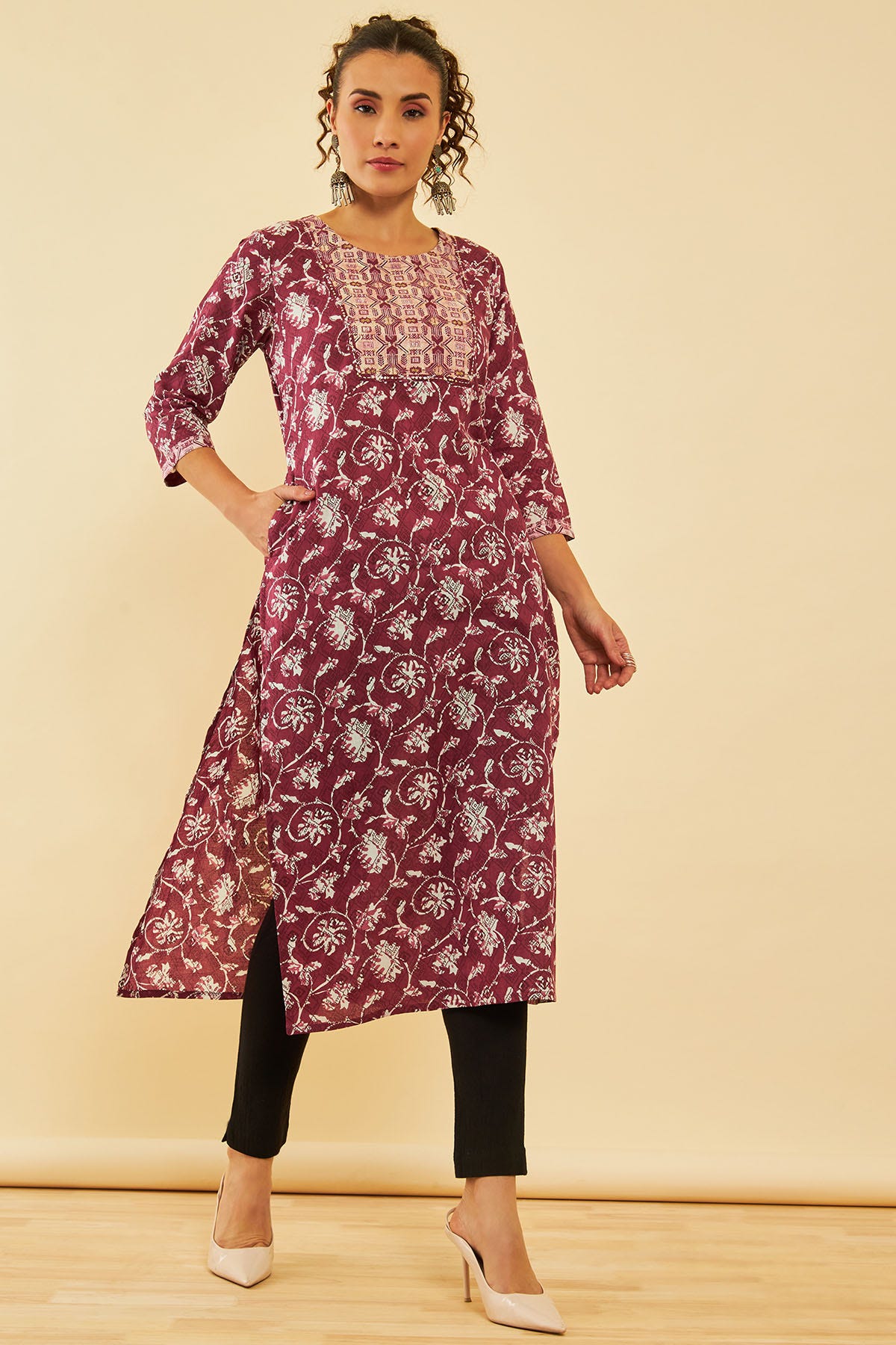 Buy Ajrak shingles Dress Online In