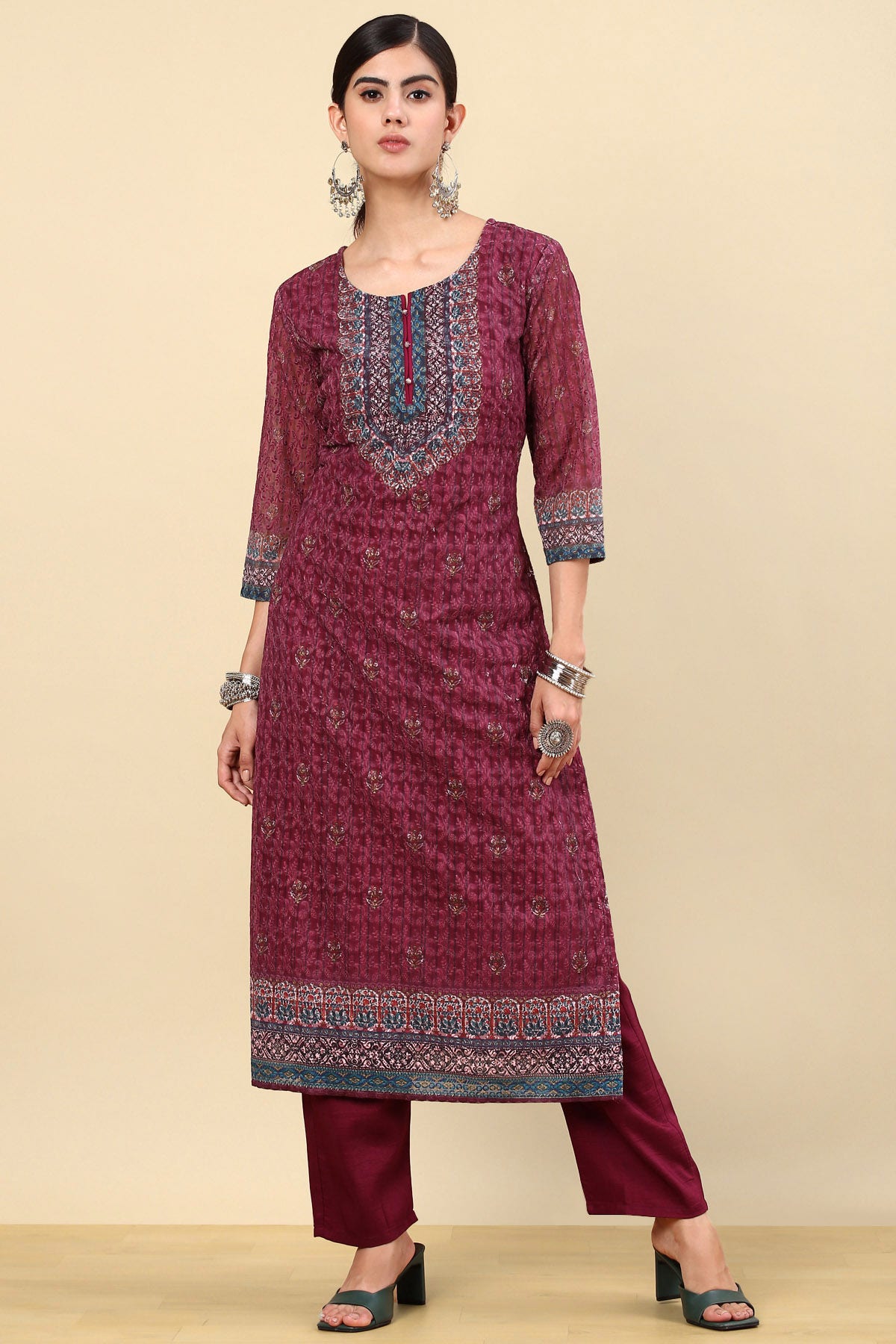 Georgette kurta online shop